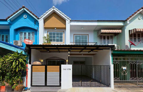 ทาวน์เฮ้าส์ 2 ชั้น หมู่บ้านบัวทองธานีพาร์ควิลล์ 1 บางบัวทอง (ซอย14)