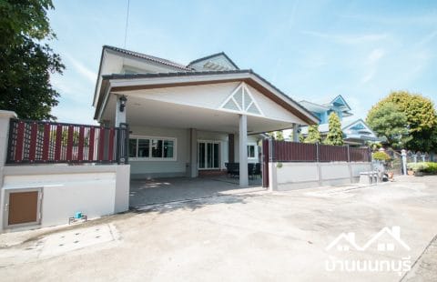 (ขายแล้ว) บ้านเดี่ยว ธนทอง เพอร์เฟคโฮม บางใหญ่ ต่อเติมครบ