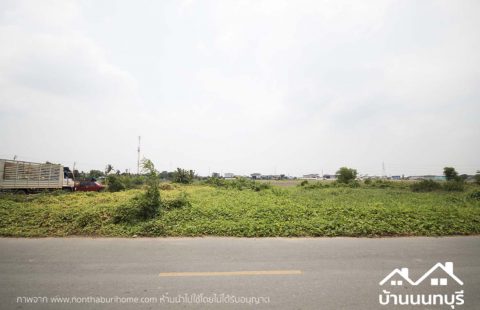 ที่ดินเปล่า ซอยลำโพ 21 บางบัวทอง ที่ดินอยู่ต้นซอย เดินทางสะดวก