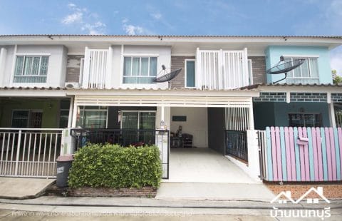 (ขายแล้ว) พฤกษาวิลล์ 63/1พระราม 5 ต่อเติมครบ พร้อมอยู่