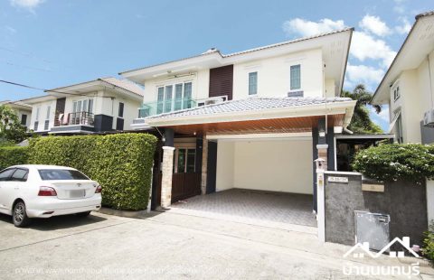 (ขายแล้ว) เดอะลีฟวิ่ง 1 บ้านกล้วย – ไทรน้อย ต่อเติมครบ สภาพสวย พร้อมอยู่