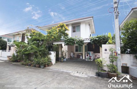 (ขายแล้ว) หมู่บ้านชวนชมรัตน์ บางบัวทอง ต่อเติมครบ