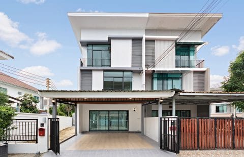 (ขายแล้ว) บ้านมือสองตกแต่งใหม่ พฤกษาวิลล์ 63/2 พระราม 5 – นครอินทร์