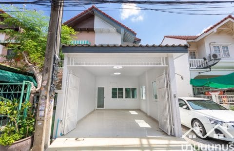 (ขายแล้ว) หมู่บ้านริมสวน ท่าอิฐ ปรับปรุงใหม่ทั้งหลัง พร้อมอยู่ ทำเลดี