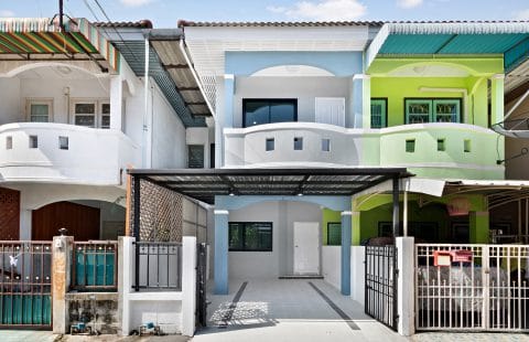 (ขายแล้ว) บ้านมือสองตกแต่งใหม่ เปี่ยมสุข ปากเกร็ด (ซอยวัดกู้) สวย พร้อมอยู่