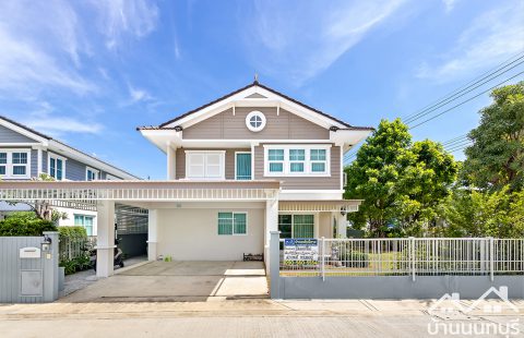 (ขายแล้ว) วิลลาจจิโอ ปิ่นเกล้า-ศาลายา แปลงมุม หน้าทะเลสาบ ต้นโครงการ ตกแต่งแล้ว