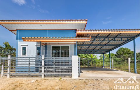 (ขายแล้ว) บ้านเดี่ยวสร้างเองชั้นเดียว ทำเลใกล้วัดไทรใหญ่ พร้อมอยู่