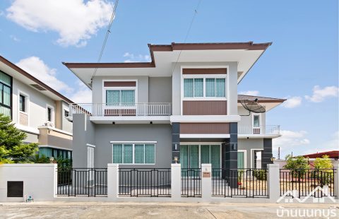 บ้านเดี่ยว 105 ตรว. หมู่บ้านลัดดาวิลล์ 4 บ้านกล้วย-ไทรน้อย ถนนเมน แต่งหรูทั้งหลัง