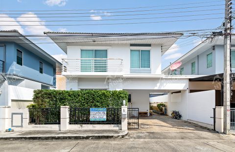 (ขายแล้ว) บ้านแฝด หมู่บ้านเดอะวิลล่า รัตนาธิเบศร์ (ท่าอิฐ) ใกล้คลับเฮ้าส์