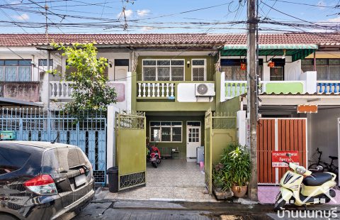 (ขายแล้ว) ทาวน์เฮ้าส์ หมู่บ้านสมชายพัฒนา 2 บางกรวย ทำเลดีใกล้การไฟฟ้าพระราม 7