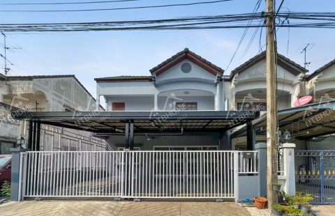 (ขายแล้ว) ให้เช่า ทาวน์เฮ้าส์ 2 ชั้น หมู่บ้านพรเจริญ บางใหญ่ (ซอยวัดเสาธงหิน) ทำเลดีเดินทางสะดวก พร้อมอยู่
