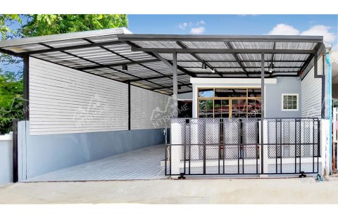 (ขายแล้ว) ทาวน์เฮ้าส์ชั้นเดียว หมู่บ้านพิมลราช 1 (บ้านกล้วย-ไทรน้อย) แต่งใหม่พร้อมอยู่