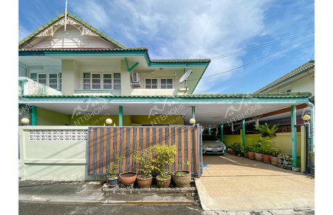(ขายแล้ว) บ้านพฤกษา 14 เอ บางบัวทอง (ซอยวัดลาดปลาดุก) ต่อเติมครบ