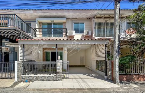 (ขายแล้ว) เดอะวิลล่า รัตนาธิเบศร์ (ซอยท่าอิฐ-ไทรม้า) ต่อเติมครบ พร้อมอยู่