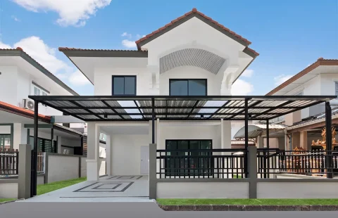 (ขายแล้ว) บ้านแฝด 2 ชั้น บ้านรีโนเวทใหม่ บุรีรมย์ วงแหวน-ปิ่นเกล้า (ซอยวัดพระเงิน) ทำเลดีราคาคุ้ม พร้อมอยู่