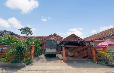บ้านเดี่ยวชั้นเดียว หมู่บ้านบัวทองแลนด์ บางบัวทอง ต่อเติมครบ ทำเลดี เข้าซอยไม่ลึก