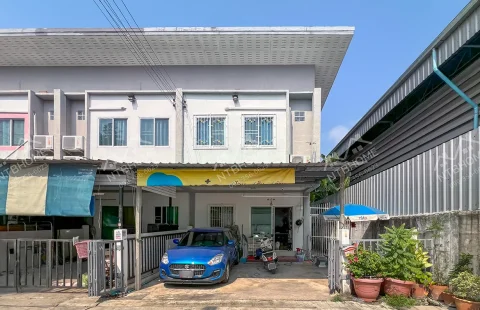 หมู่บ้านณรุจา บางกรวย แปลงมุม ถนนเมน ต่อเติมครบ