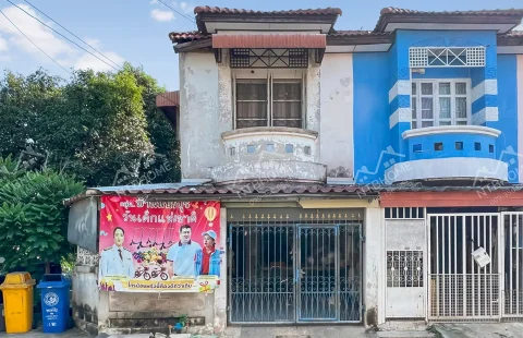 (ขายแล้ว) นันทิชา 3/8 บ้านกล้วย – ไทรน้อย แปลงมุม ต่อเติมครบ ทำเลดี