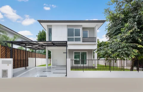 บ้านเดี่ยว 2 ชั้น รีโนเวทใหม่ หมู่บ้าน อินนิซิโอ ปิ่นเกล้า-ศาลายา ต่อเติมครบ พร้อมอยู่ ใกล้มหาวิทยาลัยมหิดล