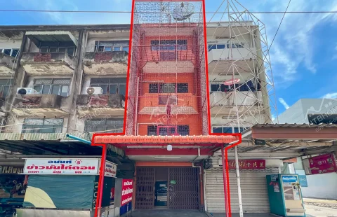 อาคารพาณิชย์ 4 ชั้น ซอยกรุงเทพฯ-นนท์ 10 ทำเลดีติดถนนใหญ่ ใกล้รถไฟฟ้า MRT สถานีแยกติวานนท์