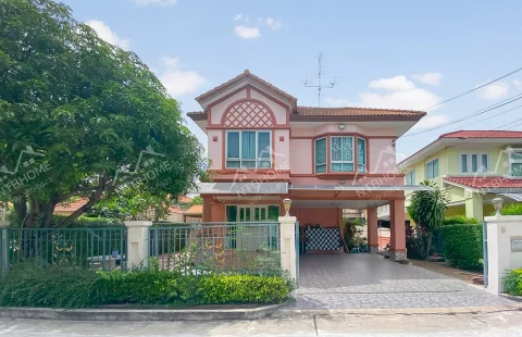 หมู่บ้านเพอร์เฟคพาร์ค รัตนาธิเบศร์ ทำเลไทรม้า แปลงมุมต่อเติมครบ ใกล้รถไฟฟ้า