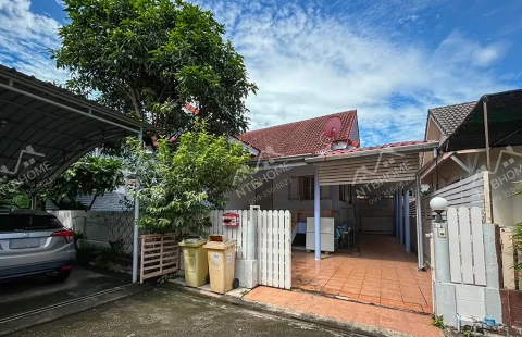 บ้านเดี่ยวชั้นเดียว หมู่บ้านศุธาวัลย์ บางใหญ่ แปลงมุม ต่อเติมครบ ทำเลดีตรงข้ามวัดสวนแก้ว