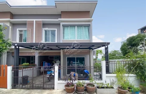 บัวทองธานีไพร์ม บางบัวทอง แปลงมุม ทำเลดีเข้าซอยไม่ลึก