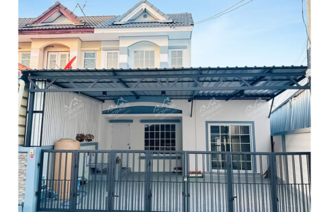 หมู่บ้านเมืองประชา บางคูวัด แปลงมุม แต่งใหม่ ต่อเติมครบพร้อมอยู่ ทำเลดีติดถนนใหญ่