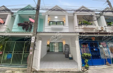 หมู่บ้าน สวนนนท์ 1 บางกร่าง 50 ถนนเมนแต่งใหม่ ต่อเติมครบพร้อมอยู่ ใกล้วงเวียนพระราม 5