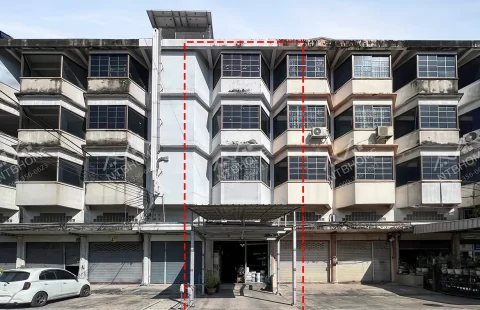 อาคารพาณิชย์ 4 ชั้น หมู่บ้านธัญธารวิลเลจ บางบัวทอง ทำเลดี ติดถนนรัตนาธิเบศร์ ใกล้รถไฟฟ้า