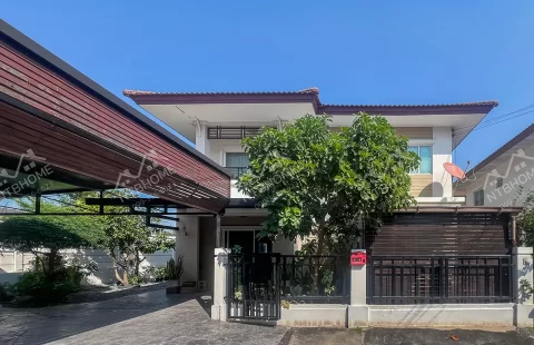 พฤกษาวิลเลจ 11 รัตนาธิเบศร์-ราชพฤกษ์ แปลงมุมสภาพดี ต่อเติมครบ ใกล้ MRT สายสีม่วง