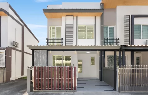 ทาวน์โฮม 2 ชั้น รีโนเวทใหม่ กัสโต้ ท่าน้ำนนท์-พระราม 5 แปลงมุม ใกล้สะพานพระราม 5