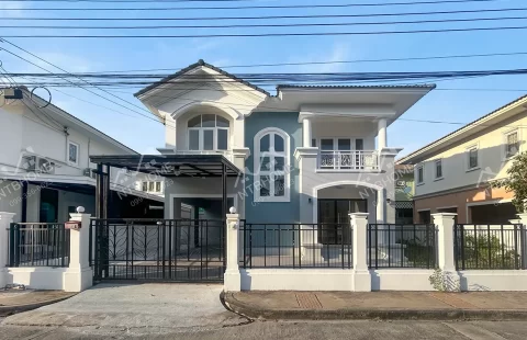 หมู่บ้านภัสสร 8 บางใหญ่ ต่อเติมครบพร้อมอยู่ ทำเลดีในซอยกันตนา