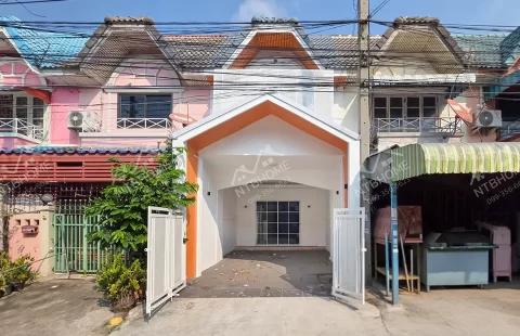 มนวดี วัดลาดปลาดุก ปรับปรุงใหม่ ต่อเติมครบพร้อมเข้าอยู่ ทำเลดีถนนเมนโครงการ