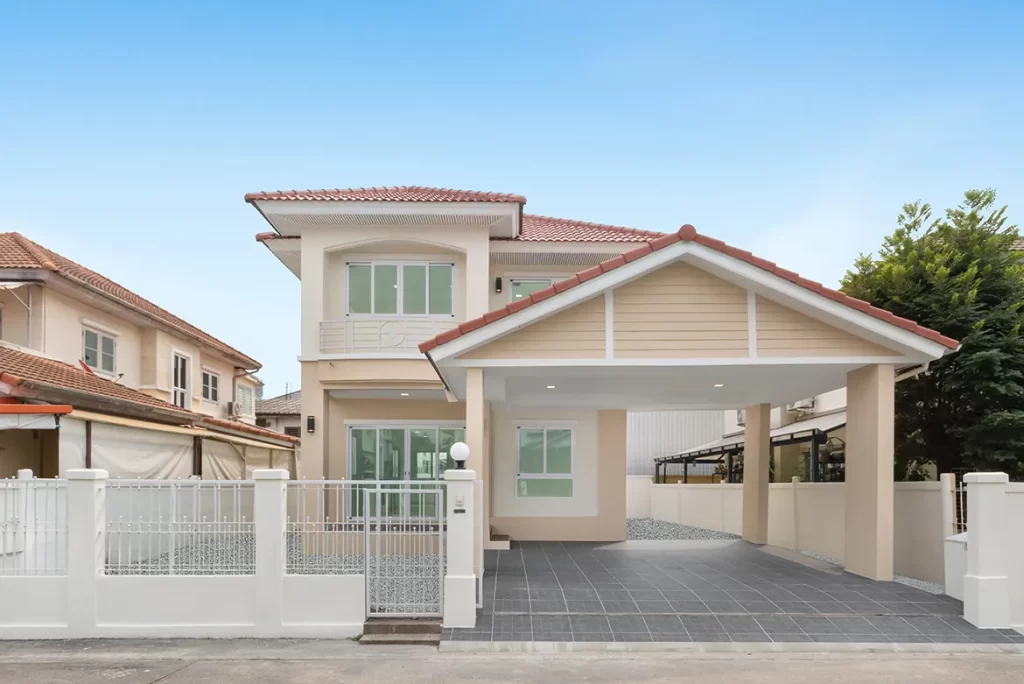 บ้านเดี่ยว 2 ชั้น รีโนเวทใหม่ ชวนชื่น แจ้งวัฒนะ ติดถนนเลี่ยงเมืองปากเกร็ด