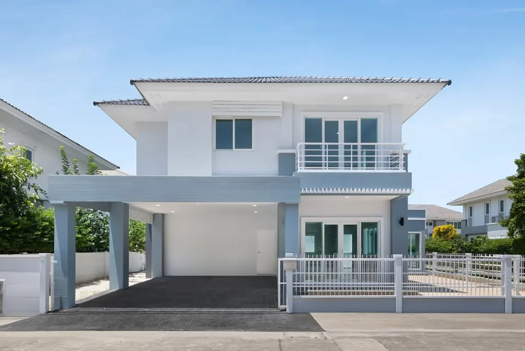 บ้านเดี่ยว 2 ชั้น รีโนเวทใหม่ คุณาลัยพราว บ้านกล้วย-ไทรน้อย แปลงมุมพร้อมห้องรับรอง