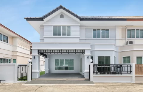 บ้านแฝด 2 ชั้น รีโนเวทใหม่ นันท์นรินทร์ นาวง-ดอนเมือง ทำเลย่าน ดอนเมือง สรงประภา ใกล้รถไฟฟ้า