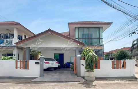 อริสรา 5 บางบัวทอง แปลงมุม ต่อเติมครบพร้อมอยู่ ใกล้โรงเรียนสารสาสน์วิเทศบางบัวทอง