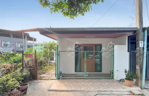 ทาวน์เฮ้าส์ชั้นเดียว การเคหะปากเกร็ด นนทบุรี แปลงมุม ทำเลดีใกล้ห้าแยกปากเกร็ด