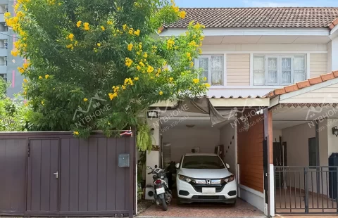 หมู่บ้านเปี่ยมสุข รัตนาธิเบศร์ 38 แปลงมุมต่อเติมครบ ทำเลดี ใกล้เซ็นทรัล นอร์ธวิลล์