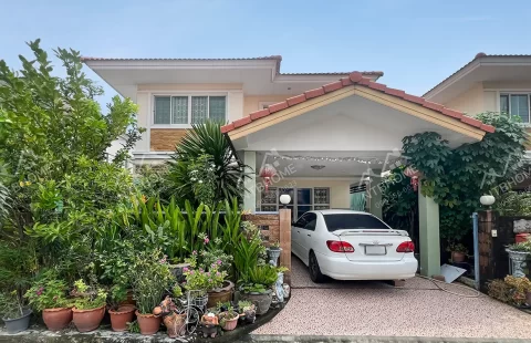 ขาย-ให้เช่า บ้านเดี่ยว 2 ชั้น บ้านสวนเติมรัก บางบัวทอง ถนนเมน ต่อเติมครบพร้อมอยู่ ทำเลดีเข้าซอยไม่ลึก