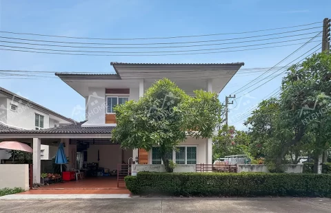 หมู่บ้านกฤษณา ติวานนท์ แปลงมุมต่อเติมครบ ใกล้โรบินสันไลฟ์สไตล์ ศรีสมาน