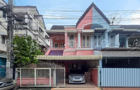 หมู่บ้านเจ้าพระยา 8 บางเลน ถนนเมน ต่อเติมครบ ทำเลดีใกล้ตลาด