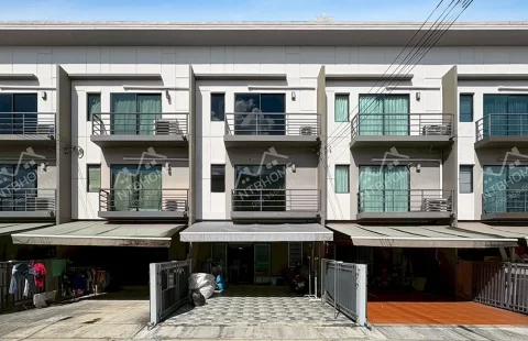 ทาวน์โฮม 3 ชั้น บ้านกลางเมือง ราชพฤกษ์-พระราม 5 ต่อเติมครบ ทำเลดี ใกล้แม็คโคร นครอินทร์