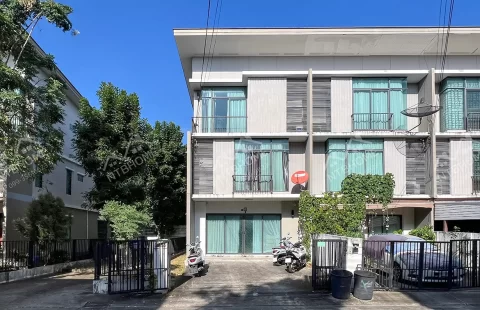 ทาวน์โฮม 3 ชั้น พฤกษาวิลล์ 65/2 ศรีสมาน 31.2 วา ทำเลต้นโครงการ ขายขาดทุน!! ราคาเท่าแปลงกลาง