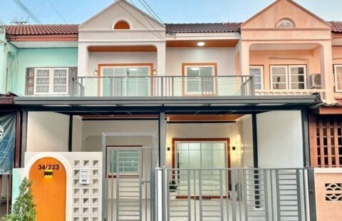 หมู่บ้านกิตติยารักษ์ 5 ไทรน้อย ทำเลดีติดถนนบางกรวย -ไทรน้อย