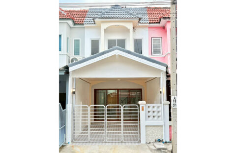 ทาวน์เฮ้าส์ 2 ชั้น หมู่บ้านเอเชียโฮม ไทรน้อย พร้อมอยู่