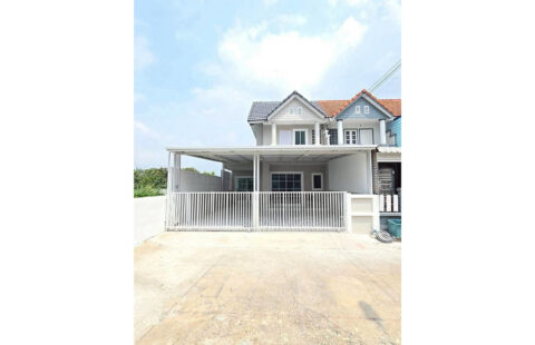 ทาวน์เฮ้าส์ 2 ชั้น บัวทอง 4 ซอยบ้านกล้วย-ไทรน้อย แปลงมุม ทำเลดีพร้อมอยู่